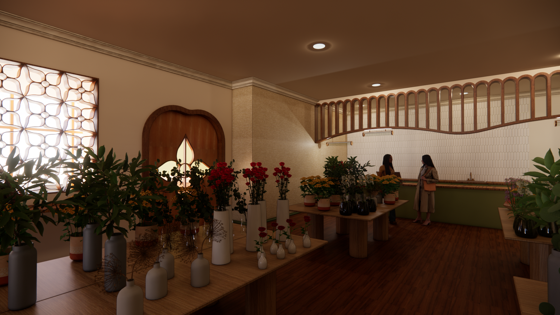 flowershop view