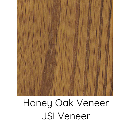 honey oak veneer