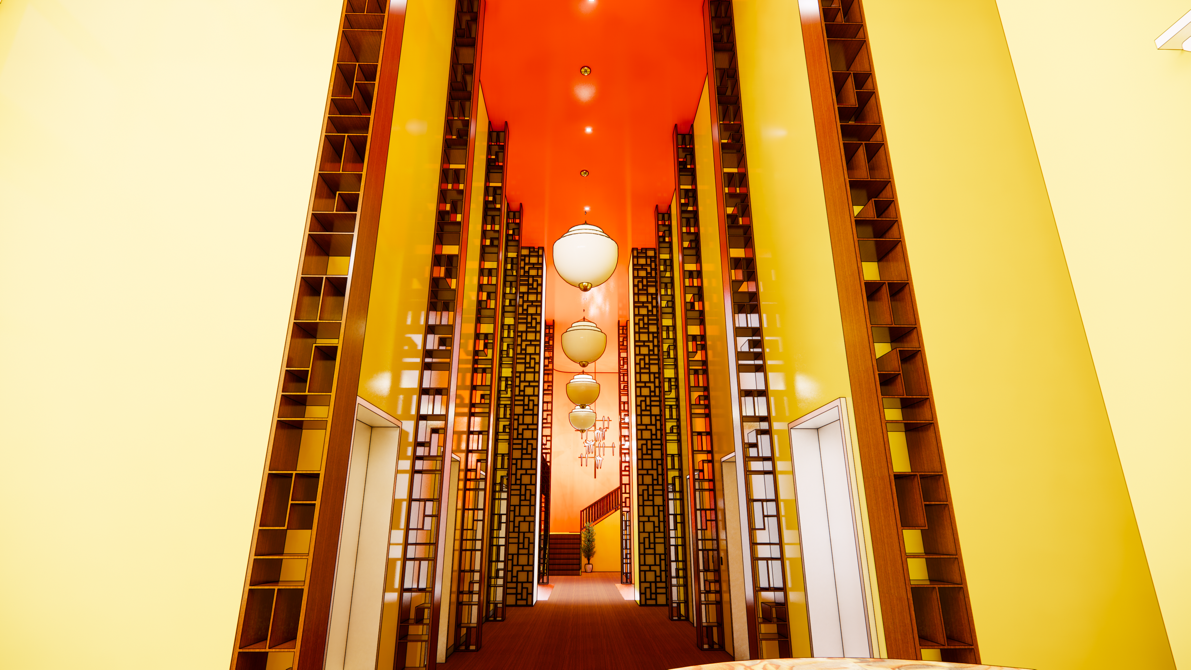 elevator hallway